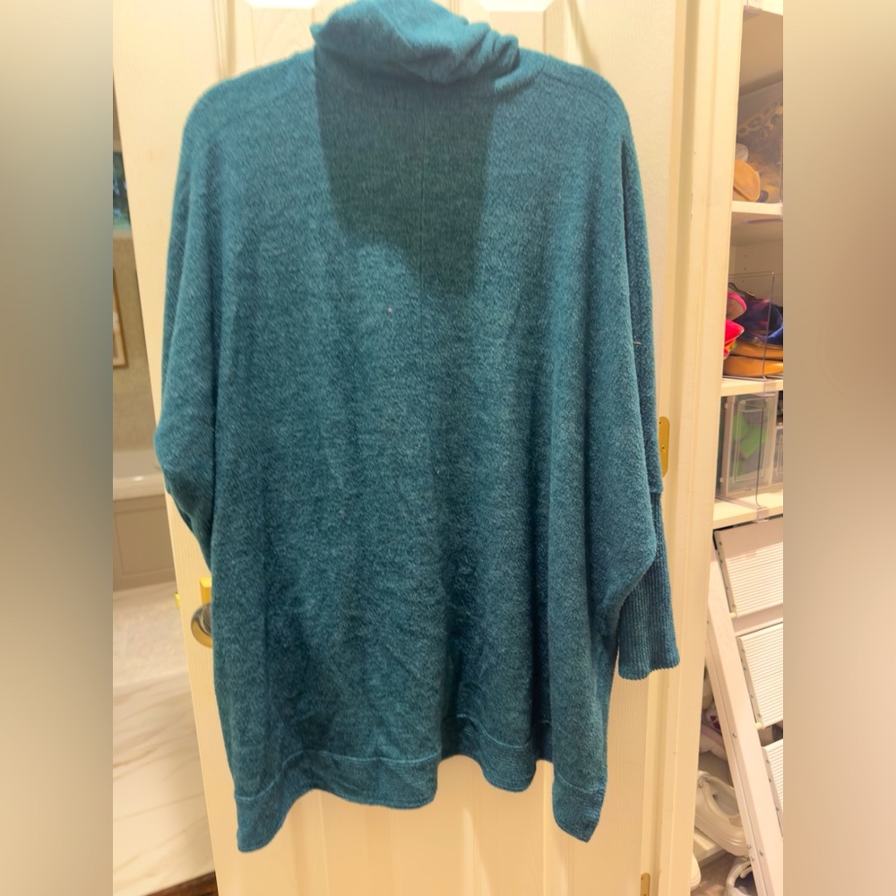 Buru oversized cowl neck tunic sweater